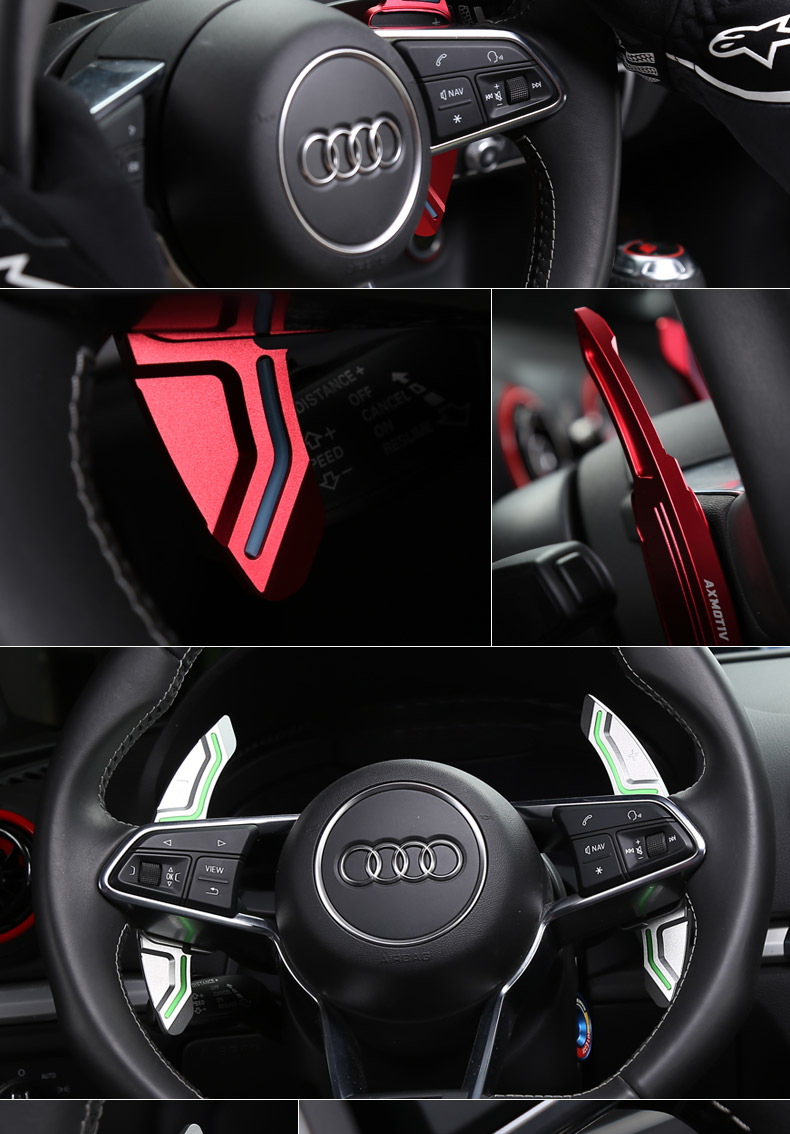 Zubehör für Audi A3 A4 A5 S3 S4 Q2 Q5 Q7 TTS Shifters Shift Paddle  Extension