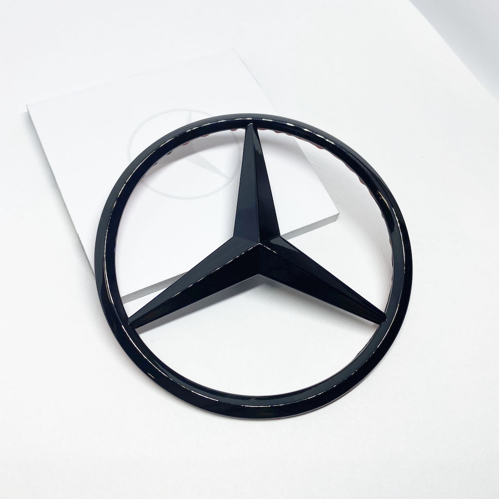 C-Class Sedan Black Trunk Star Badge Night Package 206 Genuine